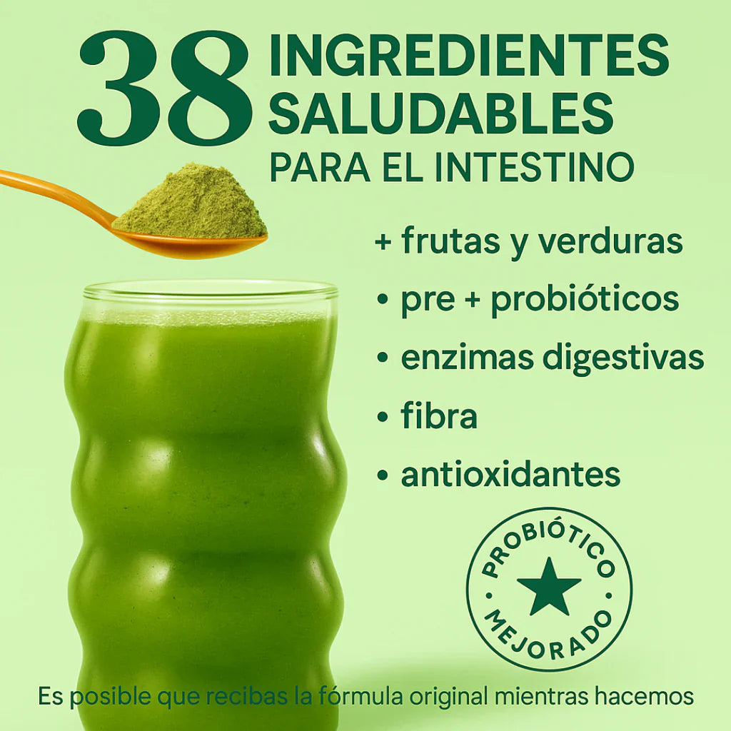 El Dúo Perfecto Bloom Green Superfood + Gomitas antiinflamatorias gratis